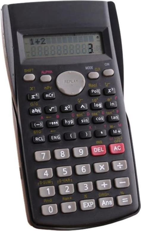 bolcom wetenschappelijke wiskunde calculator rekenmachine met lcd
