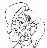 Fievel Tail Meister sketch template