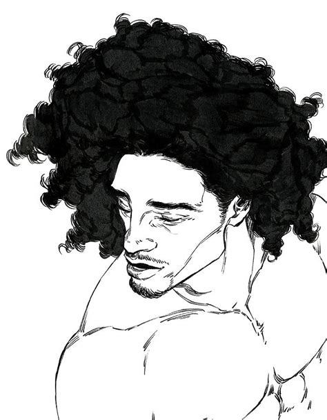 afro drawing  micael lopes fine art america