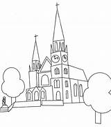 Altar Coloring Catholic Template sketch template