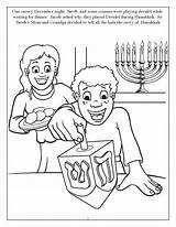 Hanukkah Dreidle Bestcoloringpagesforkids sketch template