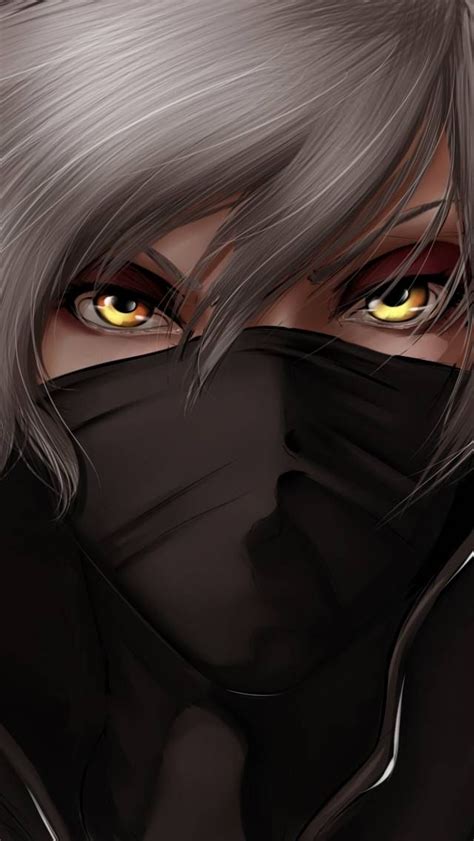 anime boy  mask drawing wallpapers wallpaper cave