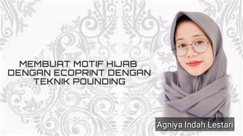 motif hijab  ecoprint youtube