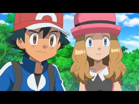 Image Ash And Serena S Worried  Heroes Wiki