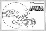Seahawks Coloring Pages Seattle Hawks Logo Seahawk Sea Drawing Helmet Football Printable Super Bowl Kids Helment Seatle Clipart Color Nfl sketch template