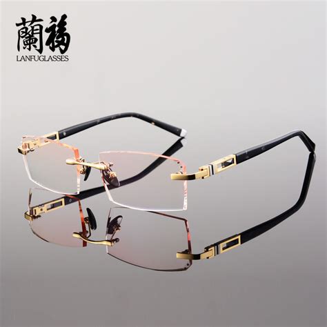 Frameless Eyeglass Frames Gold Eyeglass Frames For Men