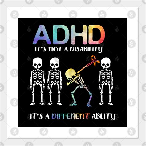 adhd it s not disability it s a different dabbing adhd awareness