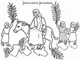 Palm Sunday Coloring Pages Getdrawings Printable Color Sheets Getcolorings sketch template