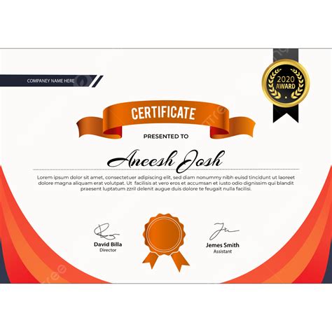 certificate vector templates template   pngtree