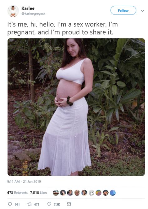 karlee grey is pregnant