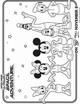 Mickey Mouse Clubhouse Coloring Pages Printable Colouring Space Adventure Birthday Kids Disney Sheets Print Friends Clipart Minnie Color Activities Printables sketch template