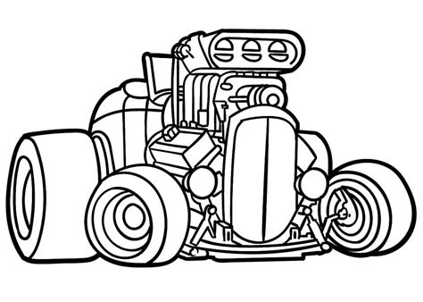 cool hot rod coloring pages coloring cool