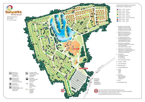 plan du domaine center parcs de haan wouik