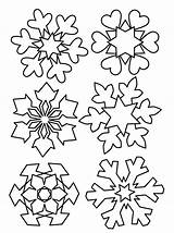 Snowflake Patterns Pattern Trace Templates Cake Felt Toppers Christmas Chocolate Decorations Snowflakes Template Printable Winter Snow снежинки Crafts Printables Cupcake sketch template