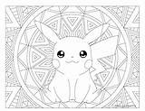 Menggambar Pikachu sketch template