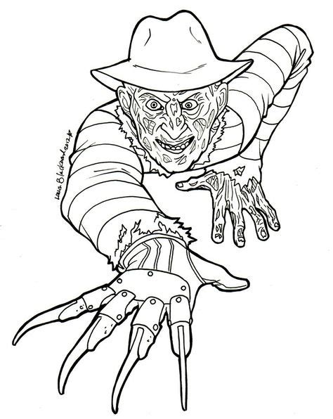 pin  jodie  draw halloween coloring pages scary coloring pages