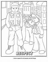 Cub Scouts sketch template
