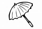 Parasol Afbeelding sketch template