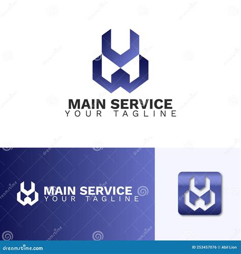 main service logo vector illustration stock vector illustration  main creative