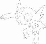 Coloring Sableye Pages Pokemon Supercoloring Drawing Categories sketch template
