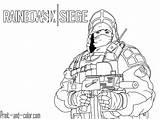 Siege Dessin Coloriage R6 Kapkan Spetsnaz Imprimer sketch template