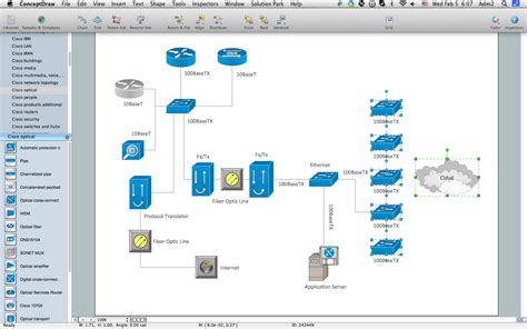 network diagramming tools design element cisco professional