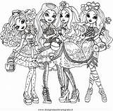 Ever After High Pages Coloring Cheshire Kitty Getcolorings sketch template