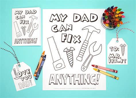 fathers day printables happiness  homemade