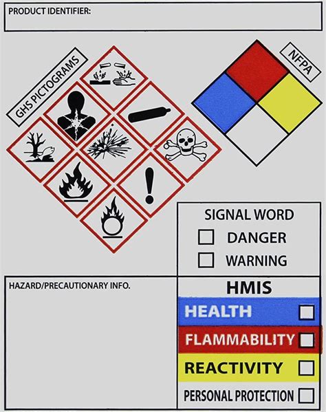 sds secondary container label labels  roll   leemax safety solutions llc