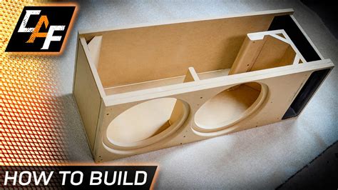 build   subwoofer box custom design   exact subwoofer youtube