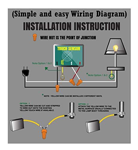 touch lamp switch wiring diagram touch lamp sensor wiring