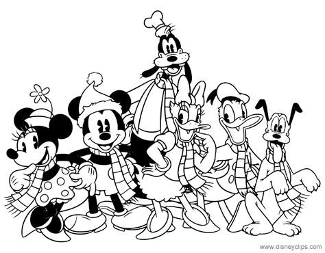 mickey mouse  friends coloring pages  print barry morrises