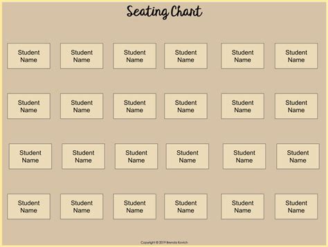 digital seating chart  google  enjoy teaching