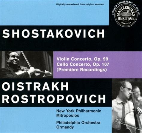 dmitri shostakovich violin concerto op 99 cello
