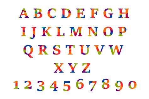 colorful alphabet vector png transparent svg onlygfxcom