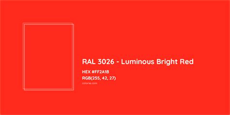 ral  luminous bright red complementary   color   code ffab colorxscom