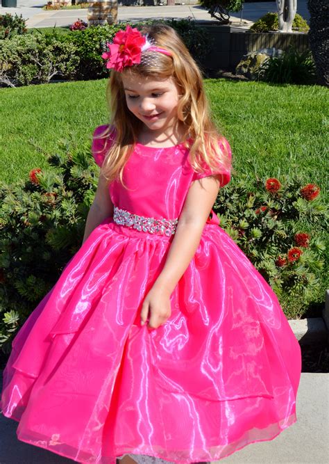 girls pink sparkle princess easter dress  dresses girl fashion pink princess dress