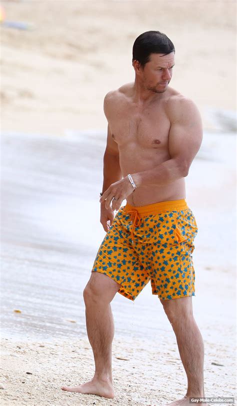 mark wahlberg caught shirtless during vacation in barbados gay male