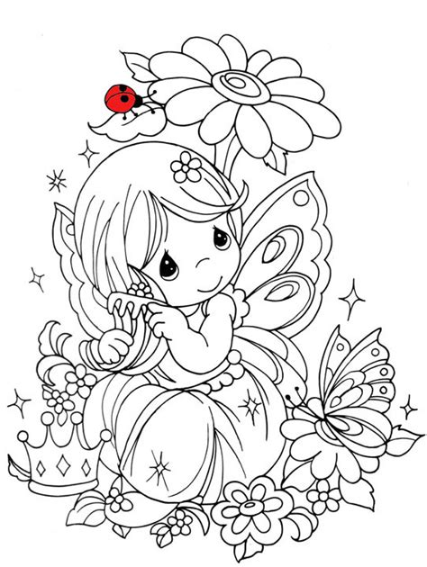 fairy coloring pages   fairy colouring page