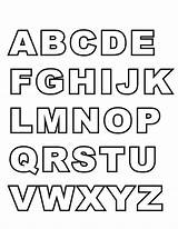 Coloring Pages Alphabet Capital Letter Kids Letters sketch template