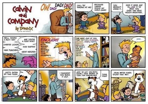 what is the comic strip that features a grown up calvin and hobbes quora