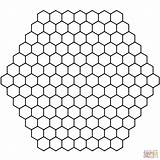 Honeycomb Tessellation Panal Colorir Favo Mel Teselado Mosaico Nido Tessellations Mozaiek Kleurplaat Kleurplaten Supercoloring Desenhos Honingraten Mosaicos Hex Mosaici Papel sketch template