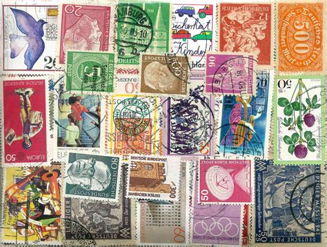koop duitsland  verschillende gestempelde postzegels