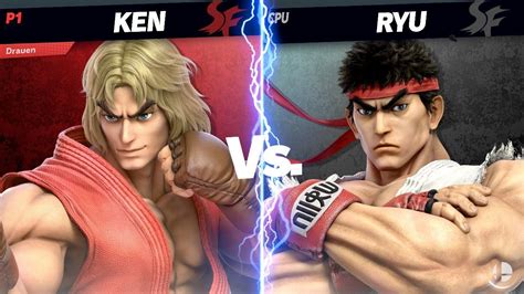 Ken Vs Ryu Super Smash Bros Ultimate Street Fighter