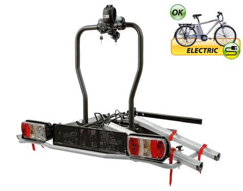 dison bike rack  bike rear rack carrier fold  lockable tow bar ebay