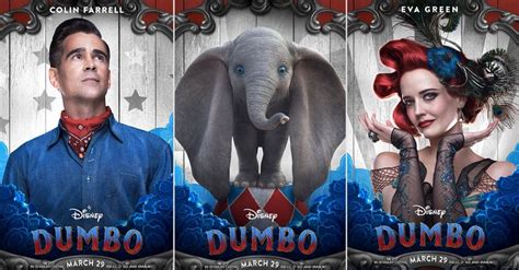 disney s live action dumbo character posters popsugar entertainment