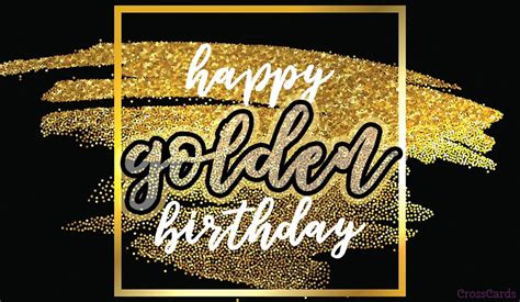 happy golden birthday ecard email  personalized birthday