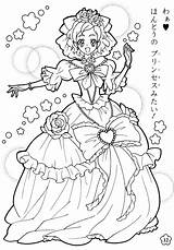 Coloring Pages Anime Friends Precure Tsukai Mahou Getcolorings Sheets Printable sketch template