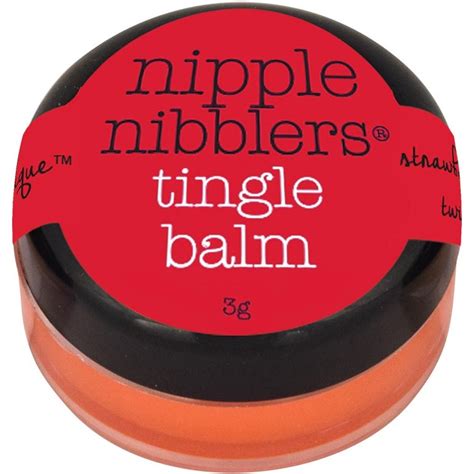 nipple nibblers tingle balm strawberry twist 3g sex toys at