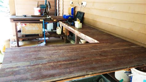 diy  shaped workbench myoutdoorplans  woodworking